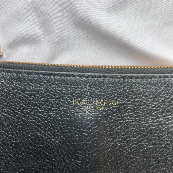 Henri Bendel Black Leather Crossbody Small Purse - Picture 3 of 13